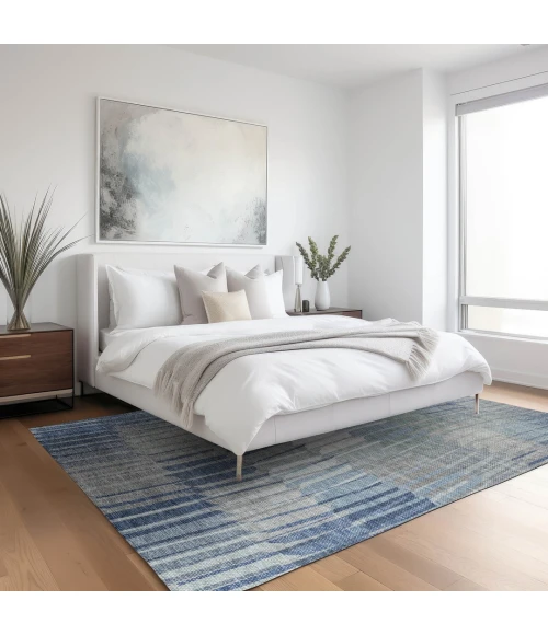 Addison Rugs Chantille Blue ACN2271 5ft. x 7ft.6in. Rect. Rug