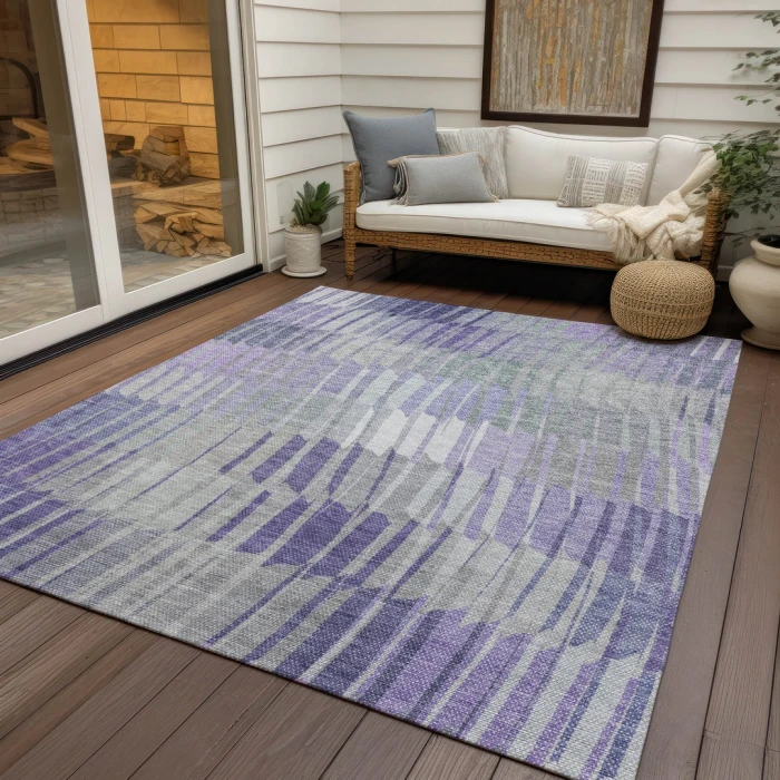 Addison Rugs Chantille Purple ACN2271 8ft. x 10ft. Rect. Rug