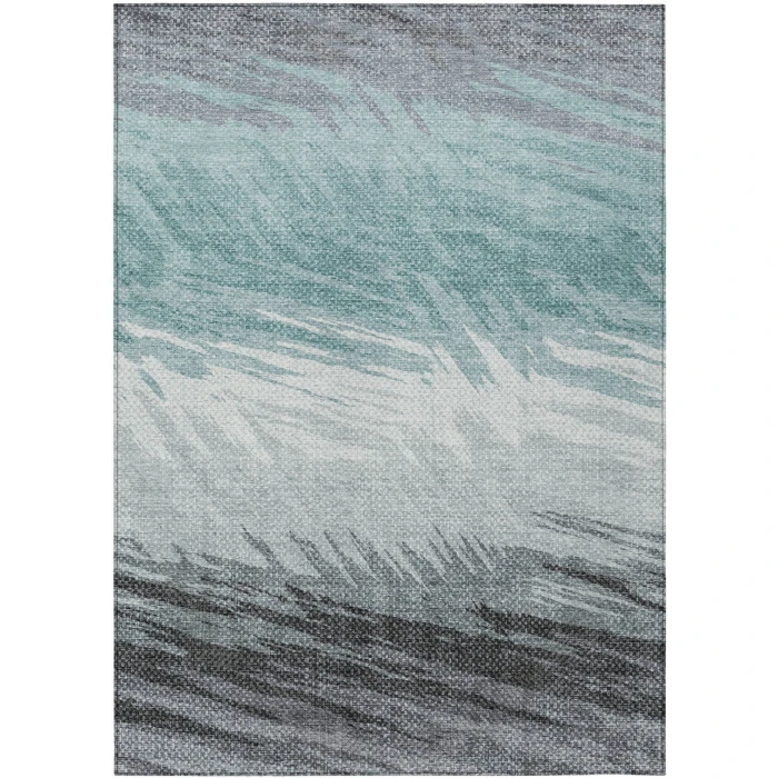 Addison Rugs Chantille Teal ACN2272 9ft. x 12ft. Rect. Rug
