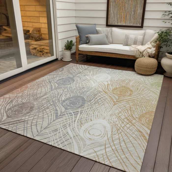 Addison Rugs Chantille Brown ACN2273 9ft. x 12ft. Rect. Rug