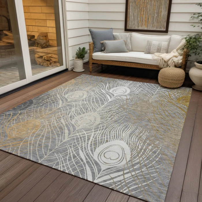 Addison Rugs Chantille Gray ACN2273 9ft. x 12ft. Rect. Rug