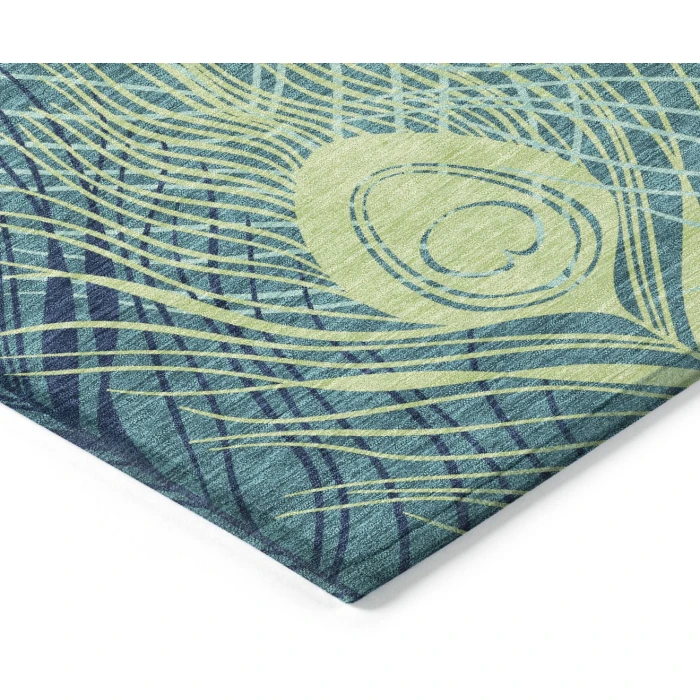 Addison Rugs Chantille Teal ACN2273 5ft. x 7ft.6in. Rect. Rug