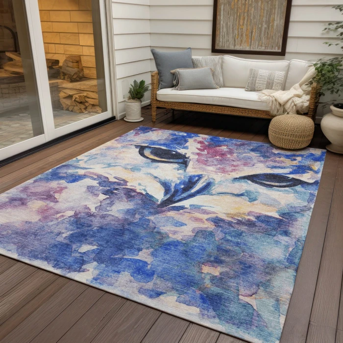 Addison Rugs Chantille Blue ACN2274 9ft. x 12ft. Rect. Rug