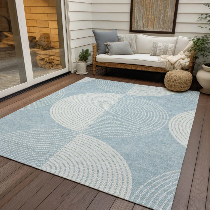 Addison Rugs Chantille Blue ACN2275 5ft. x 7ft.6in. Rect. Rug