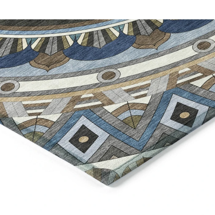 Addison Rugs Chantille Blue ACN2277 9ft. x 12ft. Rect. Rug