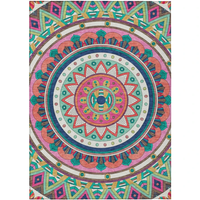 Addison Rugs Chantille Pink ACN2277 9ft. x 12ft. Rect. Rug