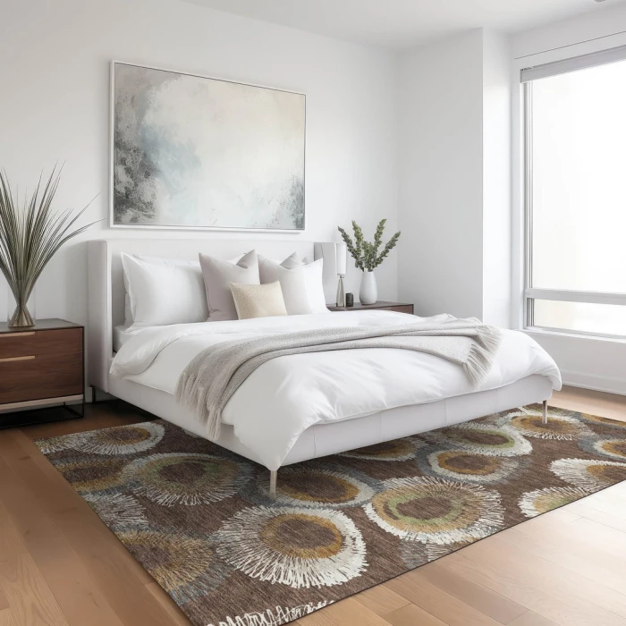 Addison Rugs Chantille Brown ACN2278 5ft. x 7ft.6in. Rect. Rug