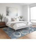 Addison Rugs Chantille Blue ACN2278 9ft. x 12ft. Rect. Rug