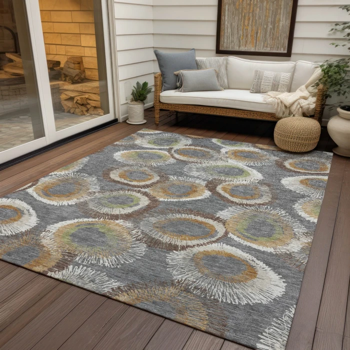 Addison Rugs Chantille Gray ACN2278 9ft. x 12ft. Rect. Rug