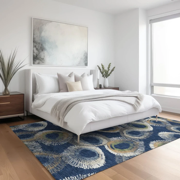 Addison Rugs Chantille Blue ACN2278 9ft. x 12ft. Rect. Rug