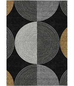 Addison Rugs Chantille Black ACN2281 5ft. x 7ft.6in. Rect. Rug