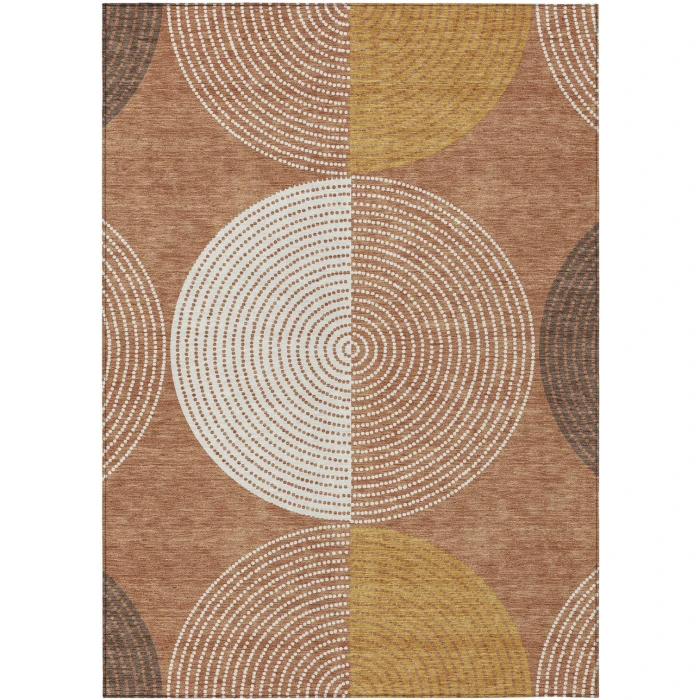 Addison Rugs Chantille Orange ACN2281 9ft. x 12ft. Rect. Rug