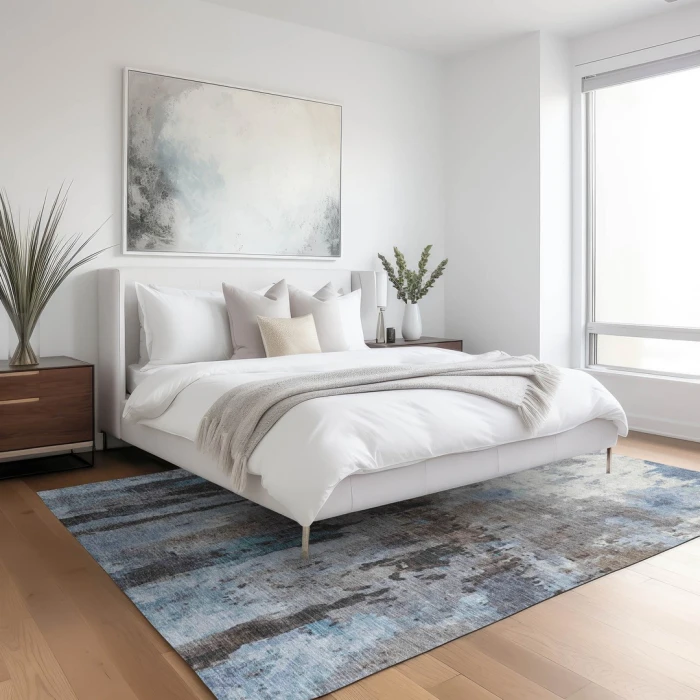 Addison Rugs Chantille Blue ACN2284 5ft. x 7ft.6in. Rect. Rug
