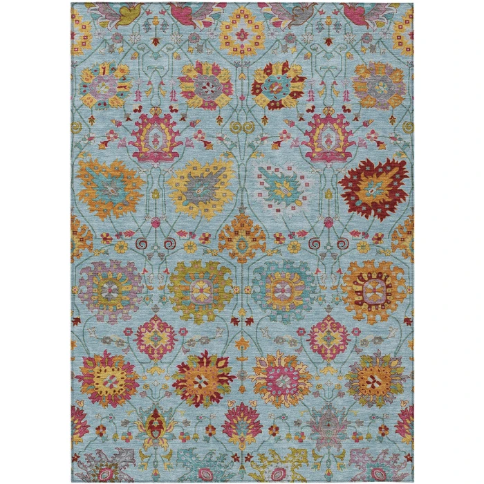 Addison Rugs Chantille Blue ACN2288 5ft. x 7ft.6in. Rect. Rug