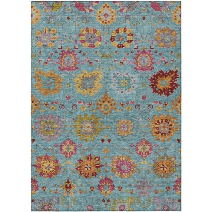 Addison Rugs Chantille Teal ACN2288 8ft. x 10ft. Rect. Rug