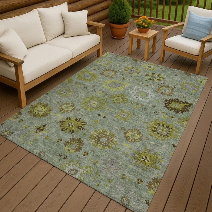 Addison Rugs Chantille Green ACN2289 8ft. x 10ft. Rect. Rug