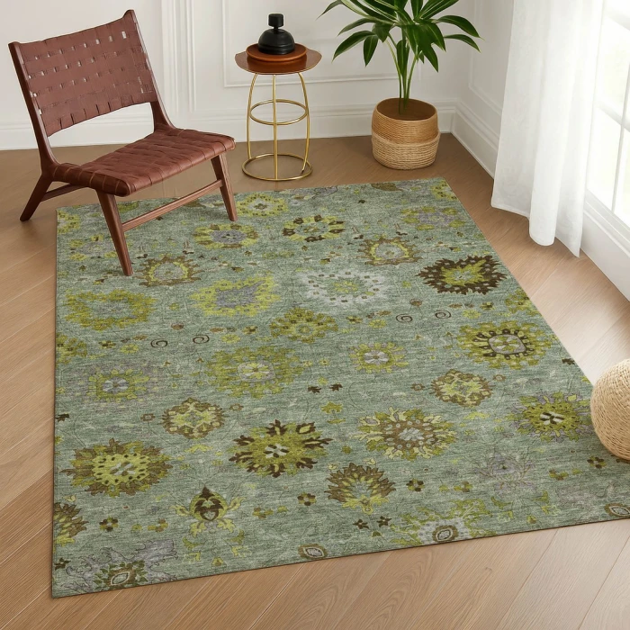Addison Rugs Chantille Green ACN2289 8ft. x 10ft. Rect. Rug