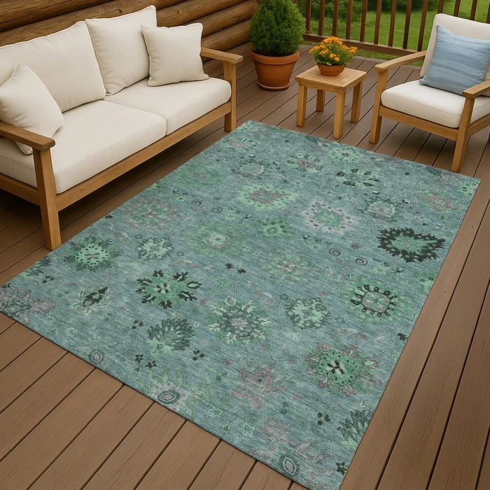Addison Rugs Chantille Teal ACN2289 8ft. x 10ft. Rect. Rug