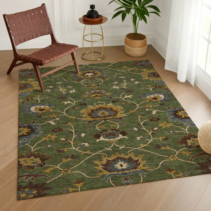 Addison Rugs Chantille Green ACN2290 8ft. x 10ft. Rect. Rug