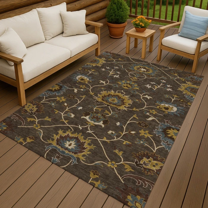 Addison Rugs Chantille Brown ACN2290 5ft. x 7ft.6in. Rect. Rug