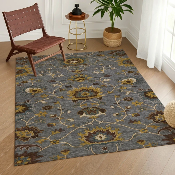 Addison Rugs Chantille Gray ACN2290 5ft. x 7ft.6in. Rect. Rug