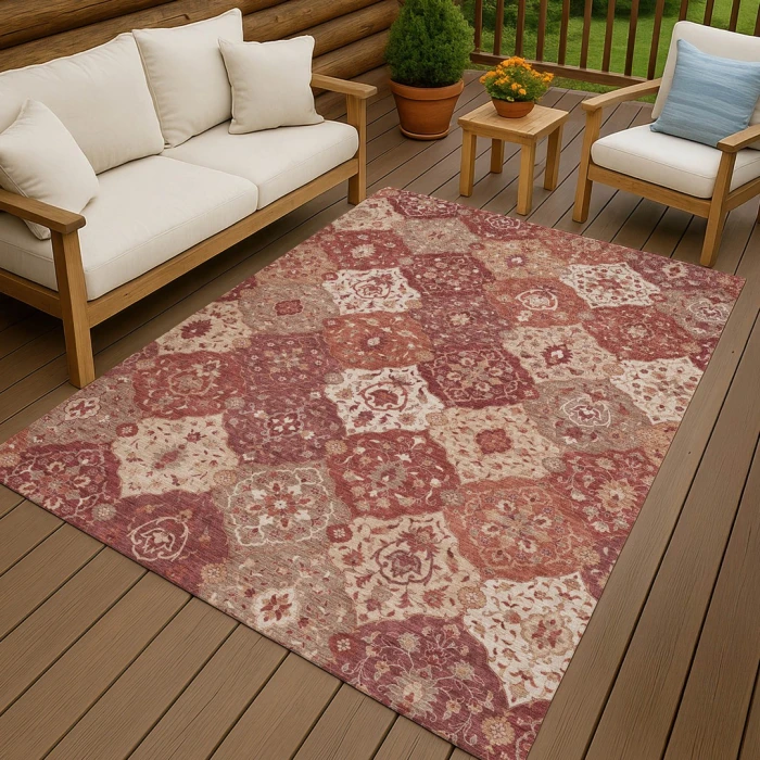 Addison Rugs Chantille Red ACN2292 5ft. x 7ft.6in. Rect. Rug