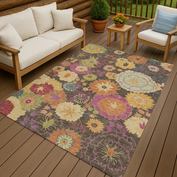 Addison Rugs Chantille Brown ACN2293 5ft. x 7ft.6in. Rect. Rug