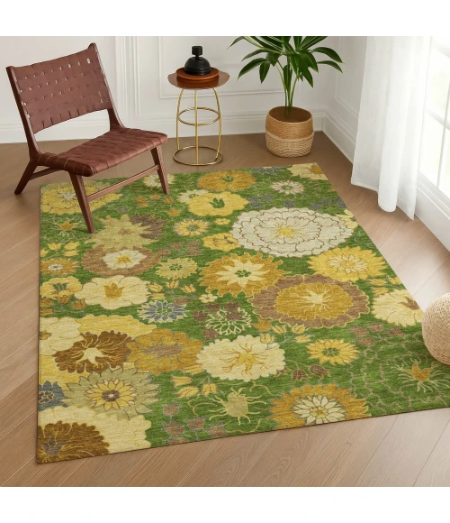 Addison Rugs Chantille Green ACN2294 9ft. x 12ft. Rect. Rug