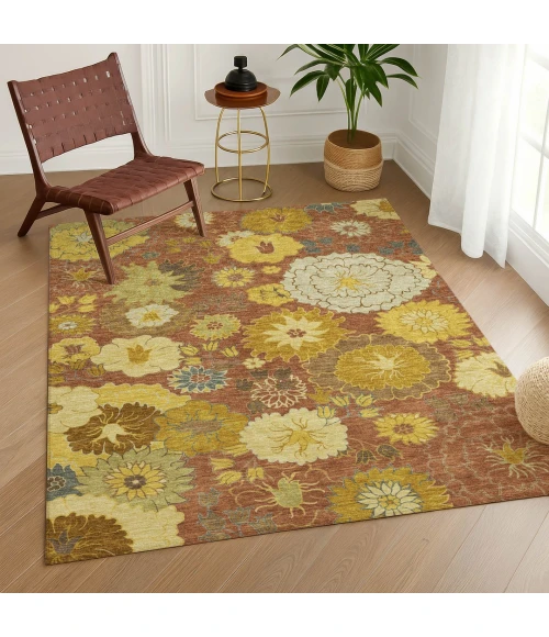 Addison Rugs Chantille Orange ACN2294 8ft. x 10ft. Rect. Rug