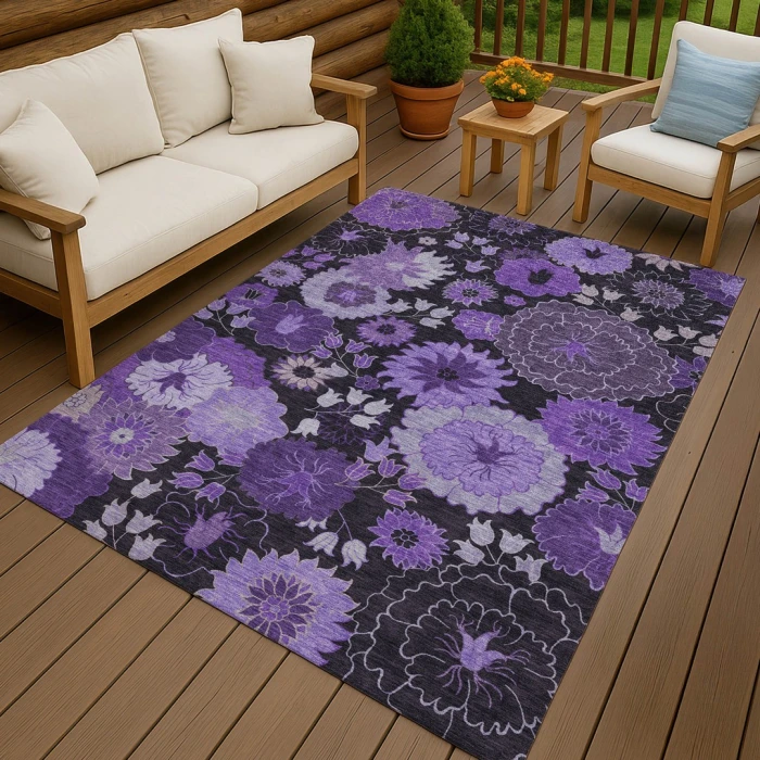 Addison Rugs Chantille Purple ACN2295 8ft. x 10ft. Rect. Rug