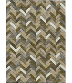 Addison Rugs Chantille Brown ACN2296 5ft. x 7ft.6in. Rect. Rug