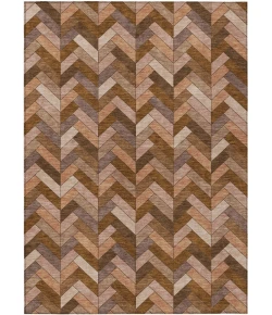 Addison Rugs Chantille Orange ACN2296 5ft. x 7ft.6in. Rect. Rug
