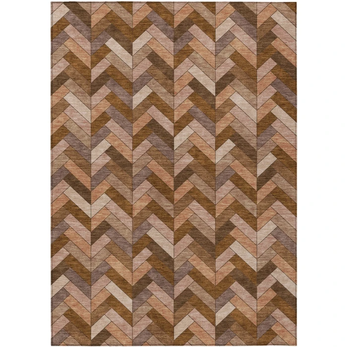 Addison Rugs Chantille Orange ACN2296 8ft. x 10ft. Rect. Rug