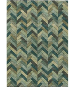 Addison Rugs Chantille Green ACN2296 5ft. x 7ft.6in. Rect. Rug