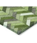 Addison Rugs Chantille Green ACN2296 9ft. x 12ft. Rect. Rug