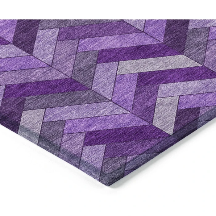 Addison Rugs Chantille Purple ACN2296 9ft. x 12ft. Rect. Rug