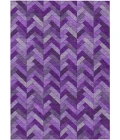 Addison Rugs Chantille Purple ACN2296 9ft. x 12ft. Rect. Rug