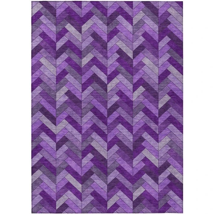 Addison Rugs Chantille Purple ACN2296 9ft. x 12ft. Rect. Rug
