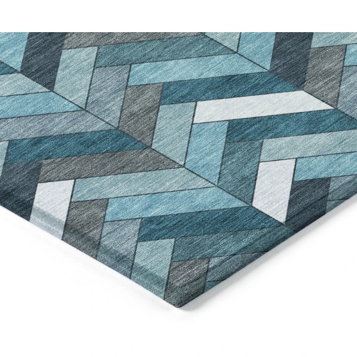Addison Rugs Chantille Teal ACN2296 8ft. x 10ft. Rect. Rug
