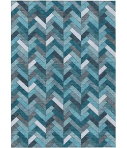 Addison Rugs Chantille Teal ACN2296 5ft. x 7ft.6in. Rect. Rug