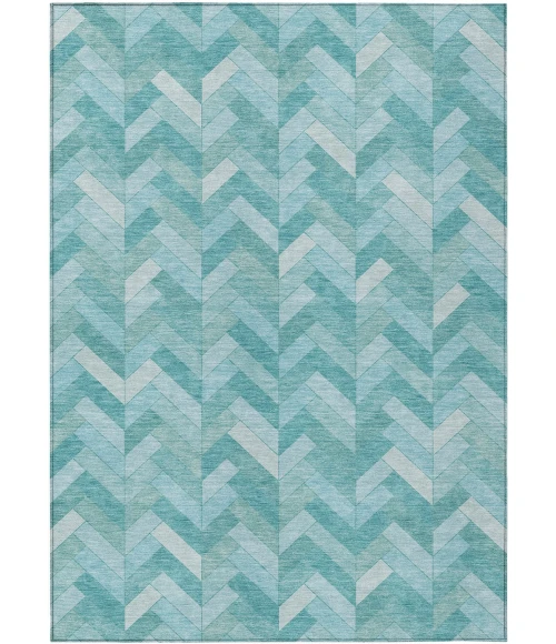 Addison Rugs Chantille Teal ACN2297 5ft. x 7ft.6in. Rect. Rug