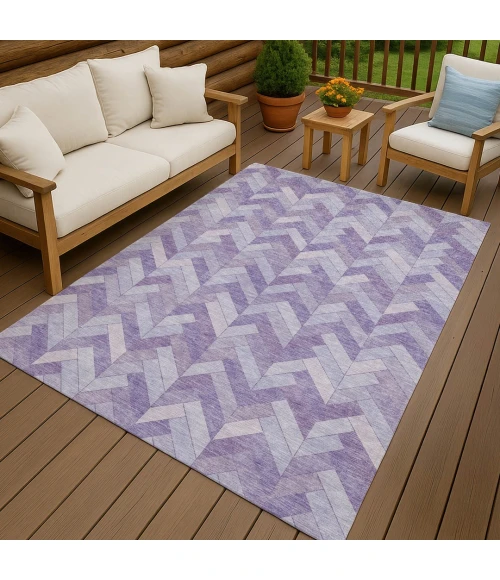 Addison Rugs Chantille Purple ACN2297 8ft. x 10ft. Rect. Rug