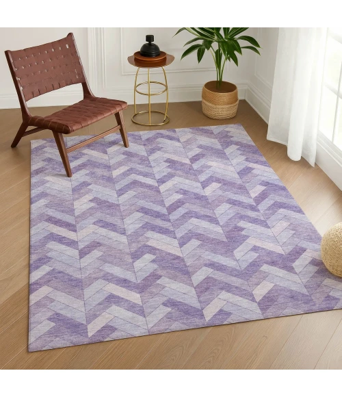 Addison Rugs Chantille Purple ACN2297 8ft. x 10ft. Rect. Rug