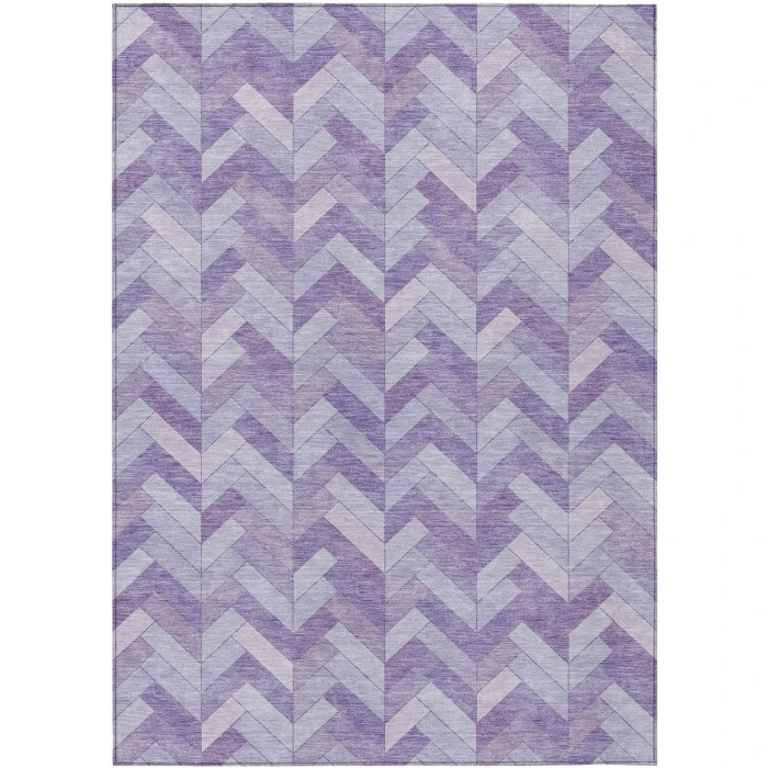 Addison Rugs Chantille Purple ACN2297 5ft. x 7ft.6in. Rect. Rug