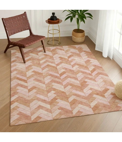 Addison Rugs Chantille Orange ACN2297 8ft. x 10ft. Rect. Rug