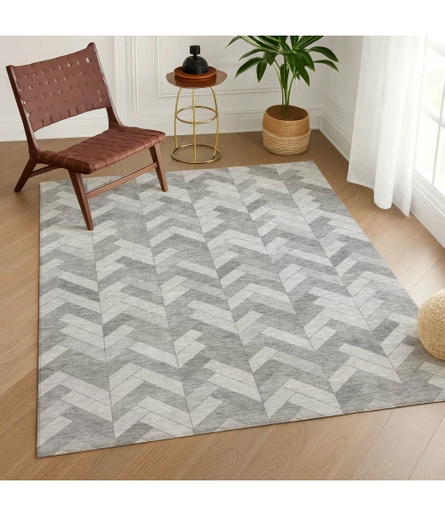 Addison Rugs Chantille Gray ACN2297 8ft. x 10ft. Rect. Rug
