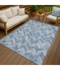 Addison Rugs Chantille Blue ACN2297 8ft. x 10ft. Rect. Rug