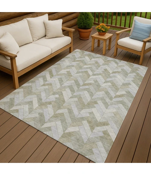 Addison Rugs Chantille Brown ACN2297 8ft. x 10ft. Rect. Rug