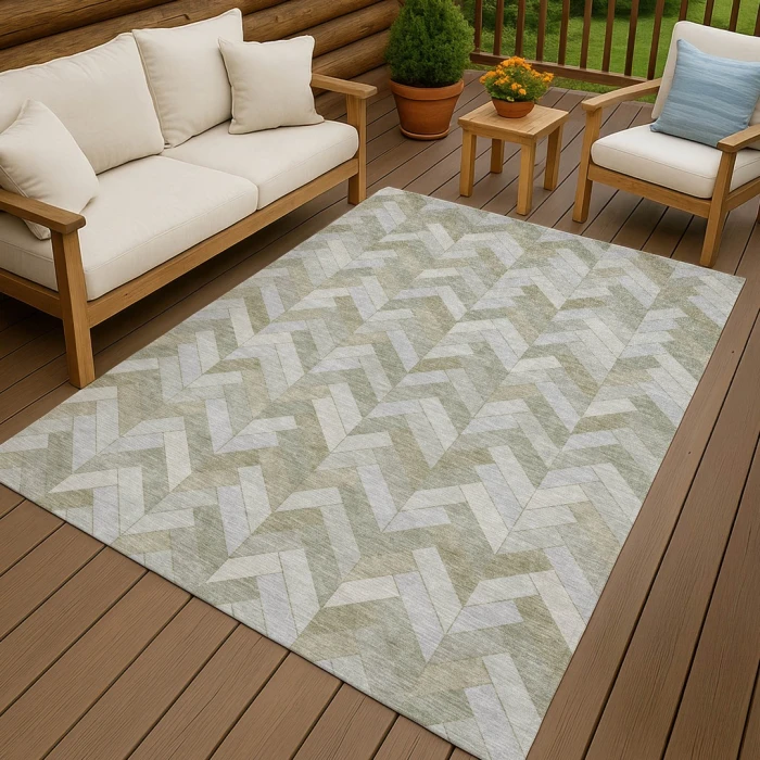 Addison Rugs Chantille Brown ACN2297 5ft. x 7ft.6in. Rect. Rug