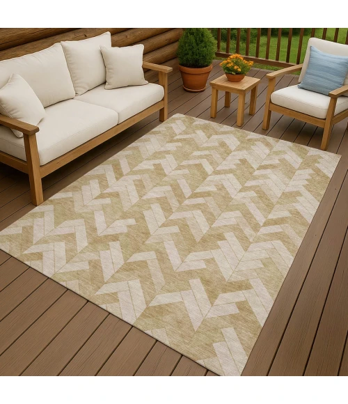 Addison Rugs Chantille Gold ACN2297 5ft. x 7ft.6in. Rect. Rug